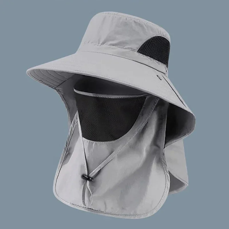 Outdoor UV Protection Bucket Hat – Sun Hat with Neck Flap for Hiking, Fishing, Camping & Outdoor Activities