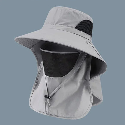 Outdoor UV Protection Bucket Hat – Sun Hat with Neck Flap for Hiking, Fishing, Camping & Outdoor Activities