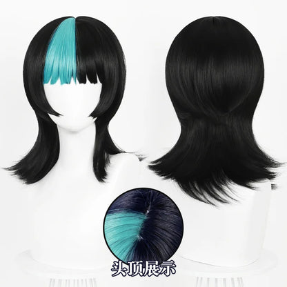 So-ki Ro-ro Inspired Synthetic Cosplay Wig – Medium Straight with Realistic Scalp Top (Party/Daily Costume Wig)