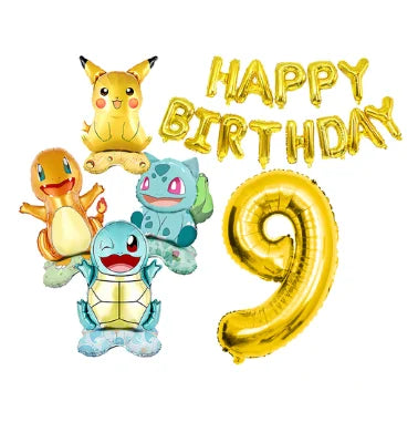 Pokémon Pikachu Birthday Party Decorations Tableware Set – Paper Cups, Plates, Tablecloth, Straws, Banner & Napkins for Kids Party Supplies