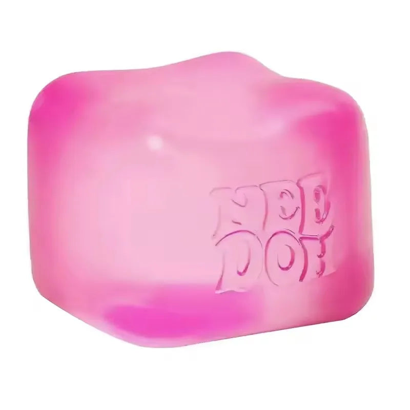Trending Nee Doh Jellyfish & Cube Squish Toy – Soft Jelly Squeeze Stress Relief Fidget Toy, Sensory NeeDoh for Kids & Adults
