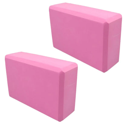 2 PCS Briques en mousse EVA pour le yoga – Outils de soutien légers pour le yoga, les étirements, l'entraînement de danse, la mise en forme du corps et les exercices de fitness
