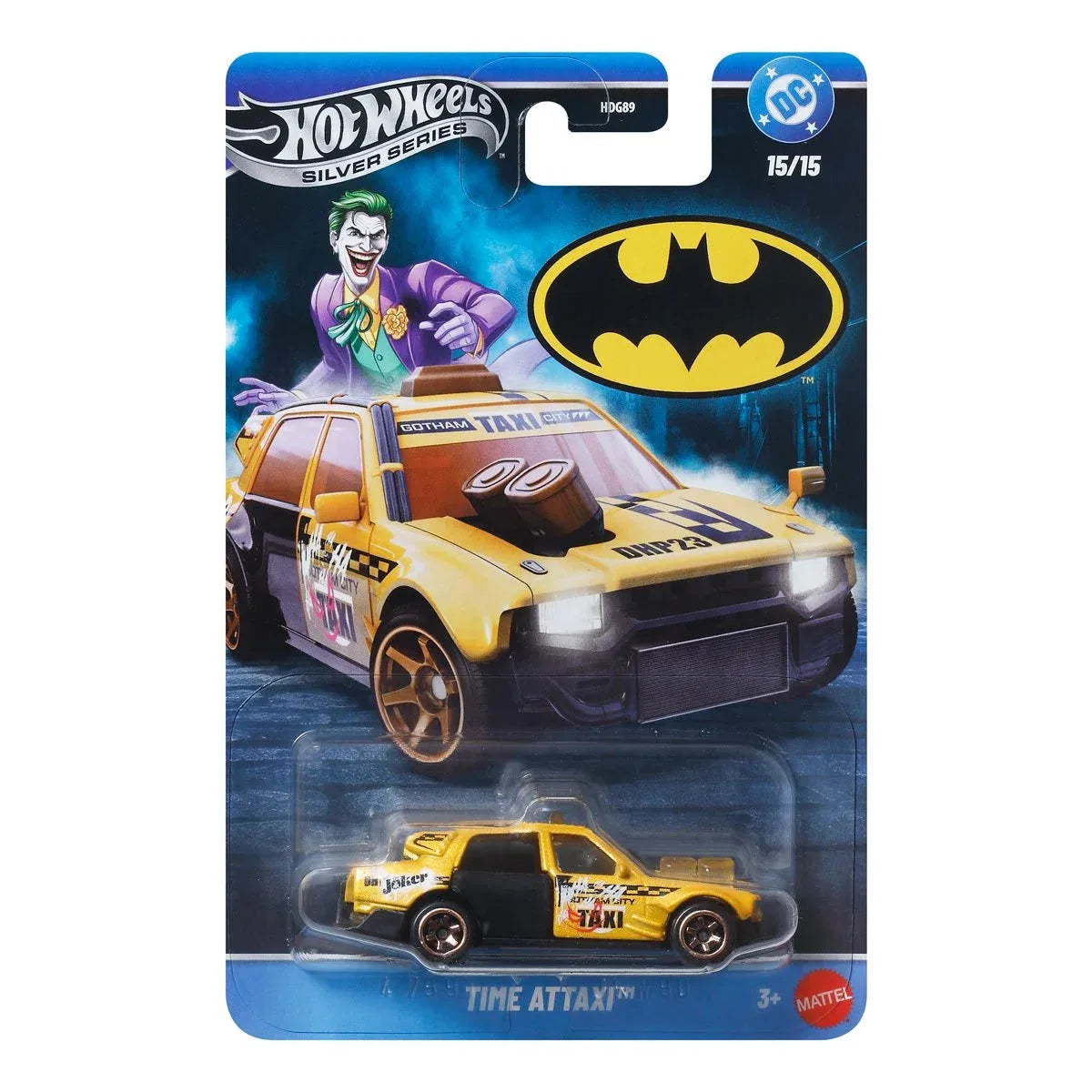 Hot Wheels Batman Series 1966 Classic Batmobile – 1:64 Scale Die-Cast Alloy Car, Batwing Collectible Toy Vehicle & Gift