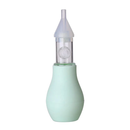 Aspirador Nasal de Silicona para Bebés – Limpiador Manual de Nariz para Lactantes y Niños Pequeños