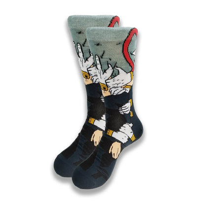Funny Cartoon Character Socks – High-Quality Comfortable Novelty Socks for Men & Women, Latest Design