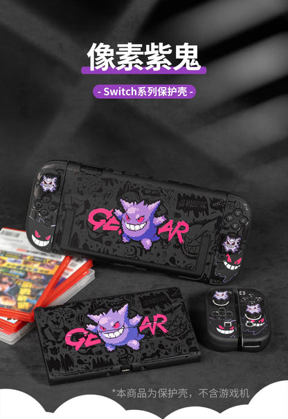 Housse de protection avec poignée pour Nintendo Switch 2 Pokémon Ectoplasma – Accessoires de jeu de dessin animé