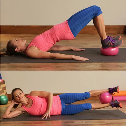 25CM Yoga Pilates Ball – Mini Balance Exercise Fitness Ball for Core Training, Gymnastics, Indoor Workouts & Yoga Equipment