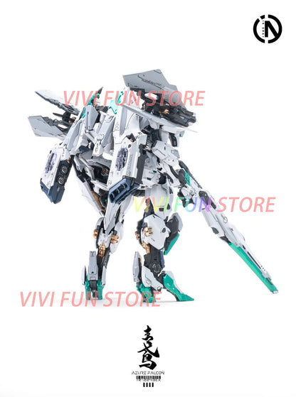IN ERA+ Azure Falcon TR-2243EX RMD Plastic Model Kit – Infinite Dimension Mecha Assembly Kit, Detailed Robot Collectible Toy for Model Builders