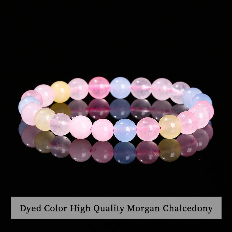 Natural Stone Beaded Bracelet – Obsidian, Fluorite, Quartz & Jasper Crystal Stretch Bracelet for Men & Women | Yoga Healing Jewelry
