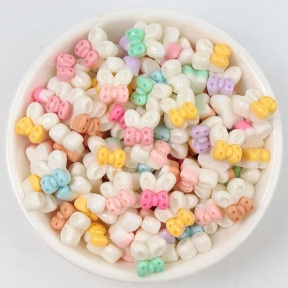 30/300pcs Mini Breloques en Résine Bonbon Fleur Amour – Mignons Accessoires de Bricolage pour Nail Art, Barrettes à Cheveux, Scrapbooking, Bijoux Faits Main et Projets Créatifs pour Enfants