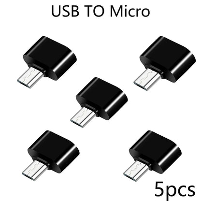 USB-C to USB 3.0 OTG Adapter – Type-C Male to USB-A Female Data Connector for MacBook, iPad & USB-C Devices