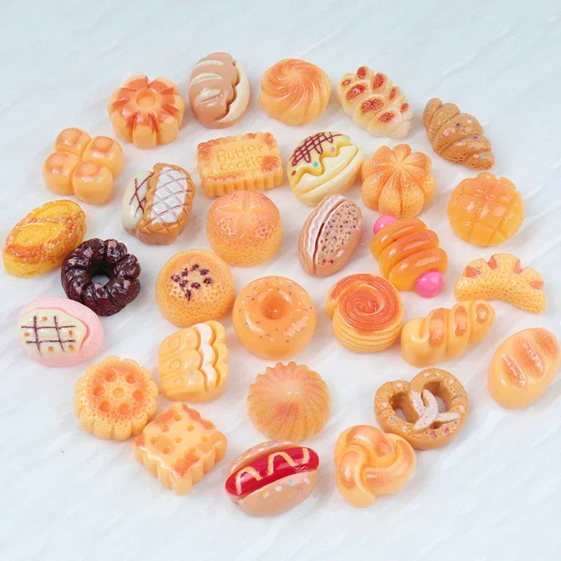 30/300pcs Mini Breloques en Résine Bonbon Fleur Amour – Mignons Accessoires de Bricolage pour Nail Art, Barrettes à Cheveux, Scrapbooking, Bijoux Faits Main et Projets Créatifs pour Enfants