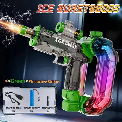 Electric Water Gun Blaster – Powerful Automatic Squirt Toy for Adults, Kids, Beach & Summer Outdoor Fun