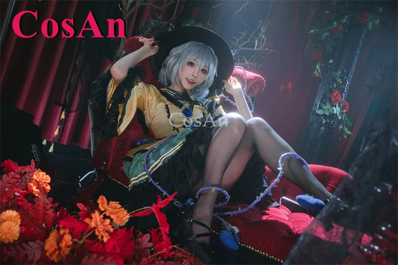 Touhou Project Komeiji Koishi Cosplay Costume Dress – Elegant Sweet Formal Outfit for Game Cosplay, Party, Halloween & Roleplay Wear