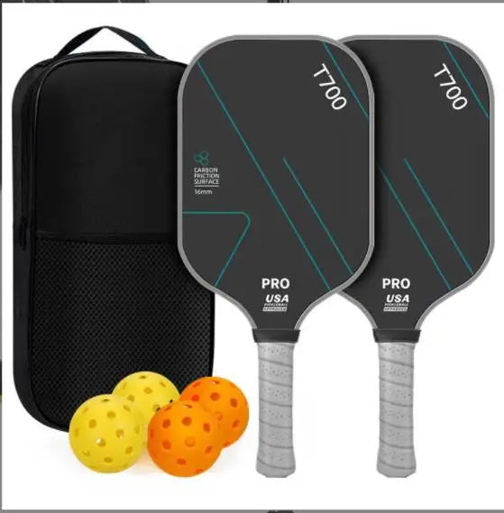 T700 Carbon Fiber Pickleball Paddle – USAPA Approved Frosted Surface Racket for Outdoor Competition (1 or 2 Pack)