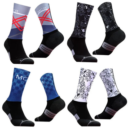 Professional Team Cycling Socks for Men & Women – Breathable MTB & Road Bike Racing Sports Socks