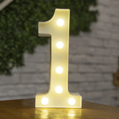 Alphabet & Number LED Night Lights – Personalized Letter Lamps for Birthday Parties, Weddings, Bedrooms, Wall Decor & Home Decorations