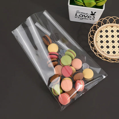 Bolsas de celofán transparentes StoBag – Bolsas de plástico transparentes para regalos, dulces, galletas, recuerdos de fiesta, bodas, Navidad y empaques de regalo