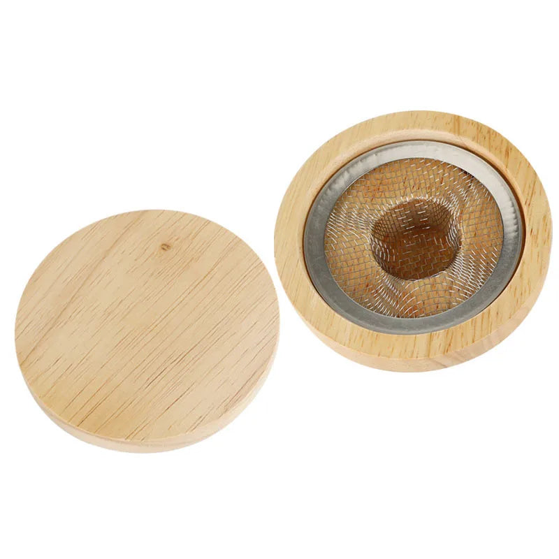 Cocktail Smoker Kit with Apple, Cherry, Oak & Pecan Wood Chips – Whiskey Drink Smoker with Wooden Smoking Hood for Bar & Kitchen