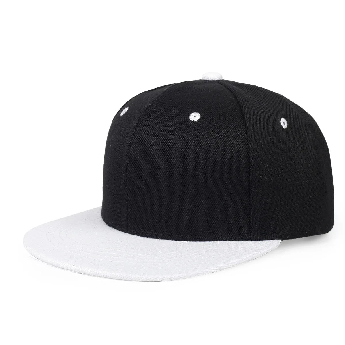 Classic Plain Snapback Baseball Cap – Adjustable Unisex Flat Brim Hat for Casual, Streetwear & Outdoor Wear