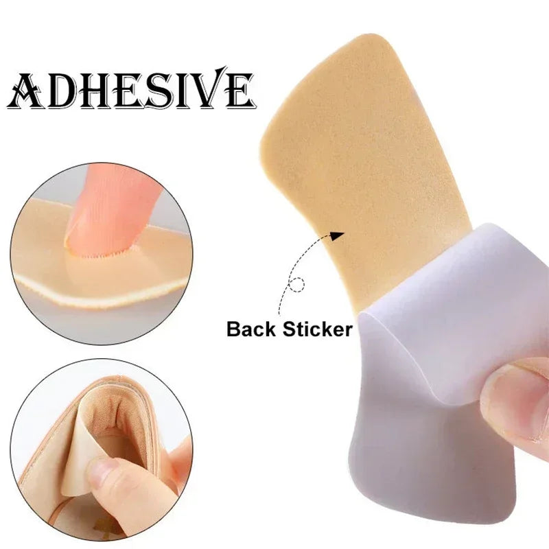 12PCS Heel Cushion Pads – Adhesive Anti-Wear Heel Protector Inserts for Shoes, Soft Foot Care Insoles for Comfort & Protection