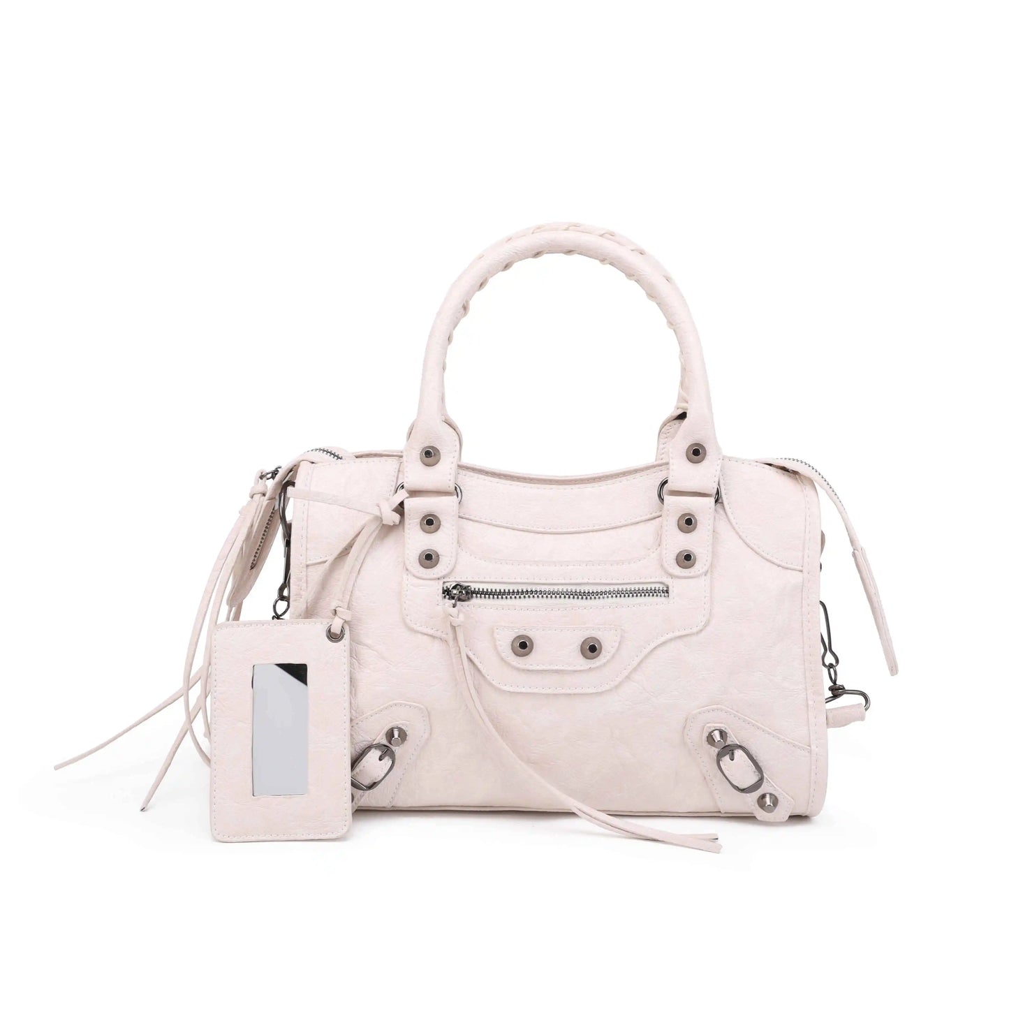 Bolso de Hombro de Motociclista Urbano para Mujer – Bolso de Mano Cruzado de Lujo de Diseñador, Bolso de Gran Capacidad de Moda Otoño Invierno 2025 para el Viaje Diario, Viajes y Estilo Casual