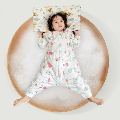 Baby Winter Sleeping Bag 1-4 Years – Warm Toddler Sleep Sack with Feet, Cute Girls' Growth Blanket & Cozy Sleepwear