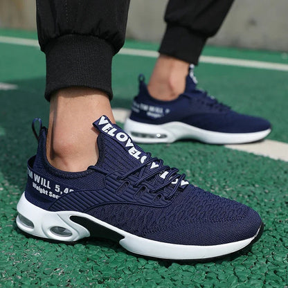 Men's Breathable Mesh Sneakers Lightweight Casual Walking Running Sports Shoes