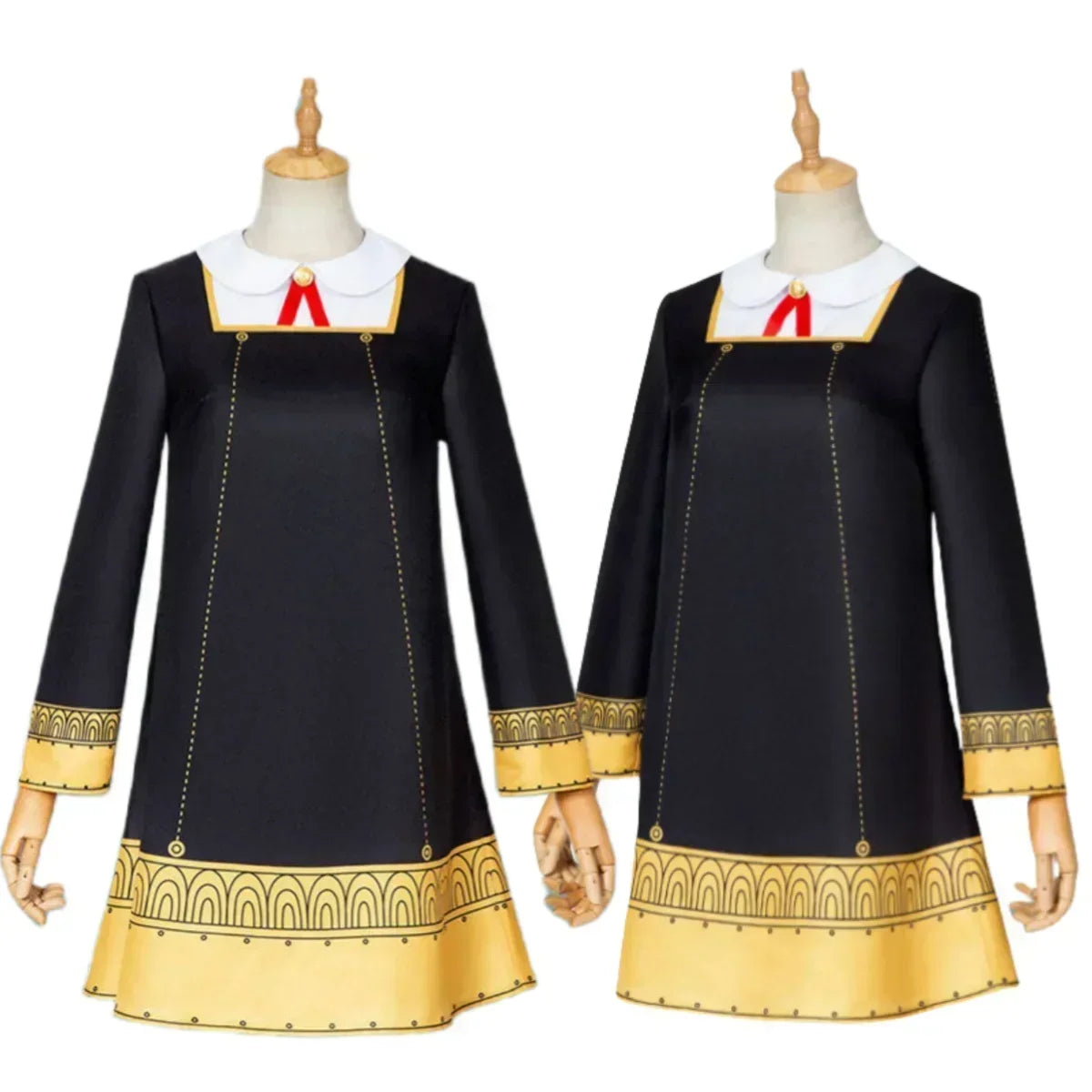 2025 Anya Forger Cosplay Costume for Kids – Anime Spy × Family Kawaii Black Dress Outfit for Halloween, Party & Roleplay (Toddler/Children’s Wear)