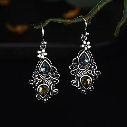 Gothic Bat Zircon Earrings – Dark Night Punk Rock Hip Hop Jewelry for Men & Women, Fashion Statement Earrings & Alternative Accessories