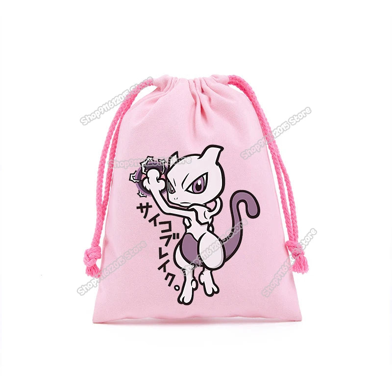 Pokémon Drawstring Storage Bags – Pikachu, Squirtle, Charmander & Charizard Party Gift Pouch