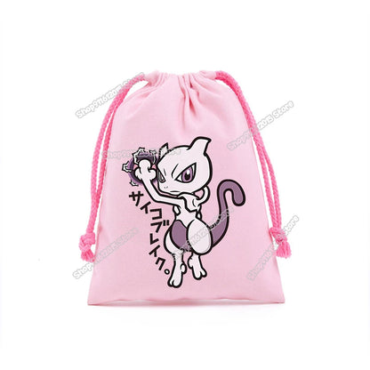 Pokémon Drawstring Storage Bags – Pikachu, Squirtle, Charmander & Charizard Party Gift Pouch