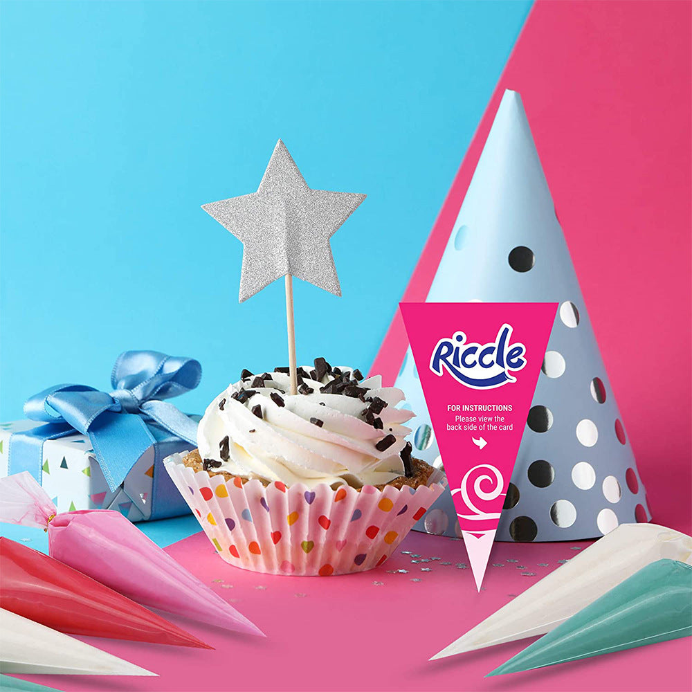 Poches à douille jetables – Lot de 20/50/100 poches à douille pour décoration de gâteaux, outil de glaçage pour crème et fondant, accessoires de pâtisserie pour cupcakes, biscuits et desserts