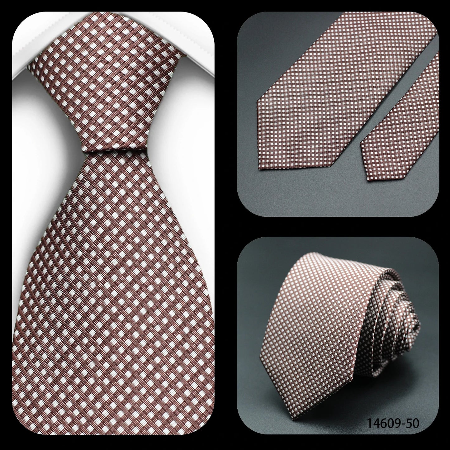 Corbata Floral de Puntos para Hombre – Corbata Casual de Moda Azul Roja Amarilla para Negocios, Bodas y Ocasiones Formales | Accesorio de Regalo