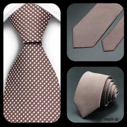 Corbata Floral de Puntos para Hombre – Corbata Casual de Moda Azul Roja Amarilla para Negocios, Bodas y Ocasiones Formales | Accesorio de Regalo
