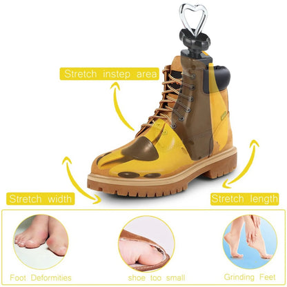 Adjustable Boot Shoe Stretcher for Men & Women – Unisex Shoe Tree Expander with Length & Width Adjustment, Wide-Fit Design