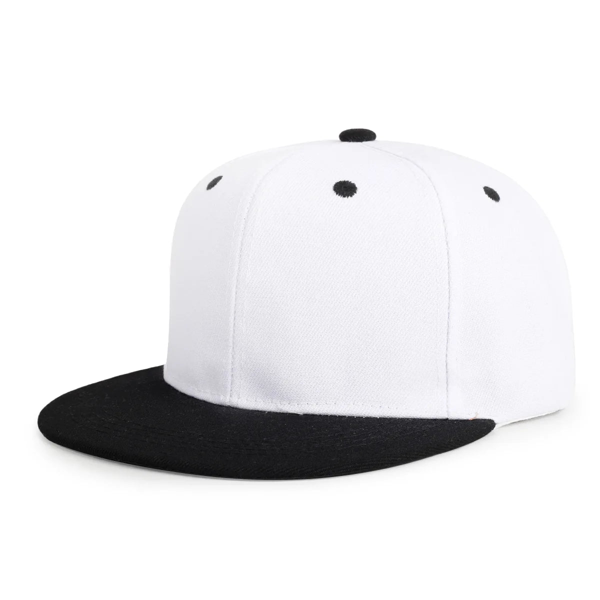 Classic Plain Snapback Baseball Cap – Adjustable Unisex Flat Brim Hat for Casual, Streetwear & Outdoor Wear