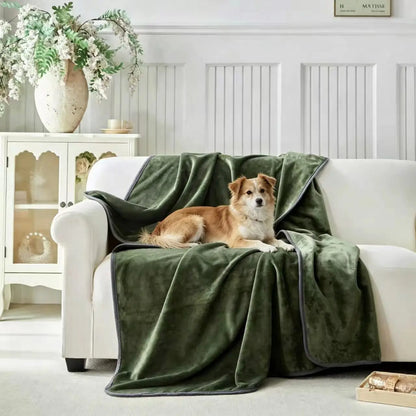 Waterproof Reversible Blanket – Leakproof Bed & Sofa Protector for Adults, Kids & Pets