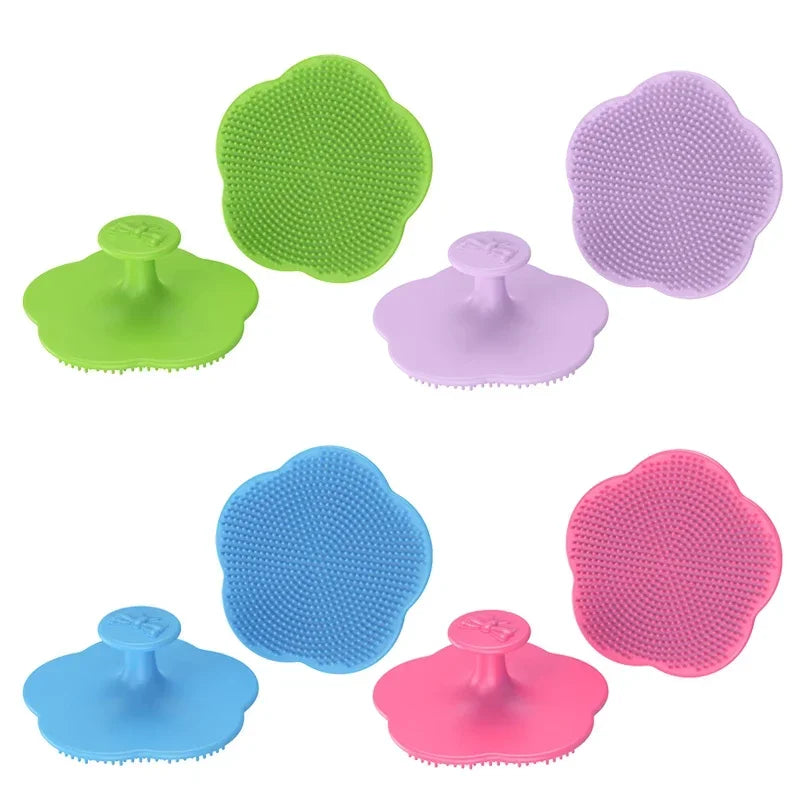 Masseur de cuir chevelu et brosse à cheveux doux en silicone pour bébé – Peigne de bain doux pour nouveau-nés, nourrissons et tout-petits