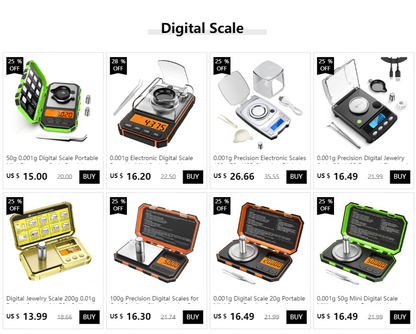 Balance de Bijoux Numérique 200g x 0.01g – Balance de Précision de Poche avec Poids d'Étalonnage de 50g