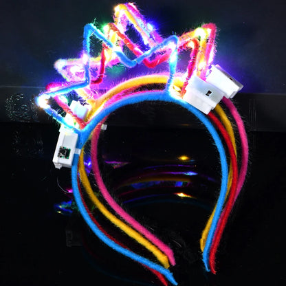 Serre-tête lumineux LED Oreilles de Chat & Lapin – Bandeau lumineux pour Anniversaires, Festivals & Mariages