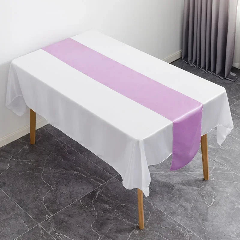 Luxury Satin Table Runner – Modern Elegant Pattern Table Decoration for Wedding, Birthday Party, Hotel, Banquet & Events