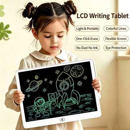 8/11/13/16-Inch LCD Writing Tablet for Kids – Reusable Handwriting Pad, Drawing & Painting Board, Educational Learning Toy for Boys and Girls