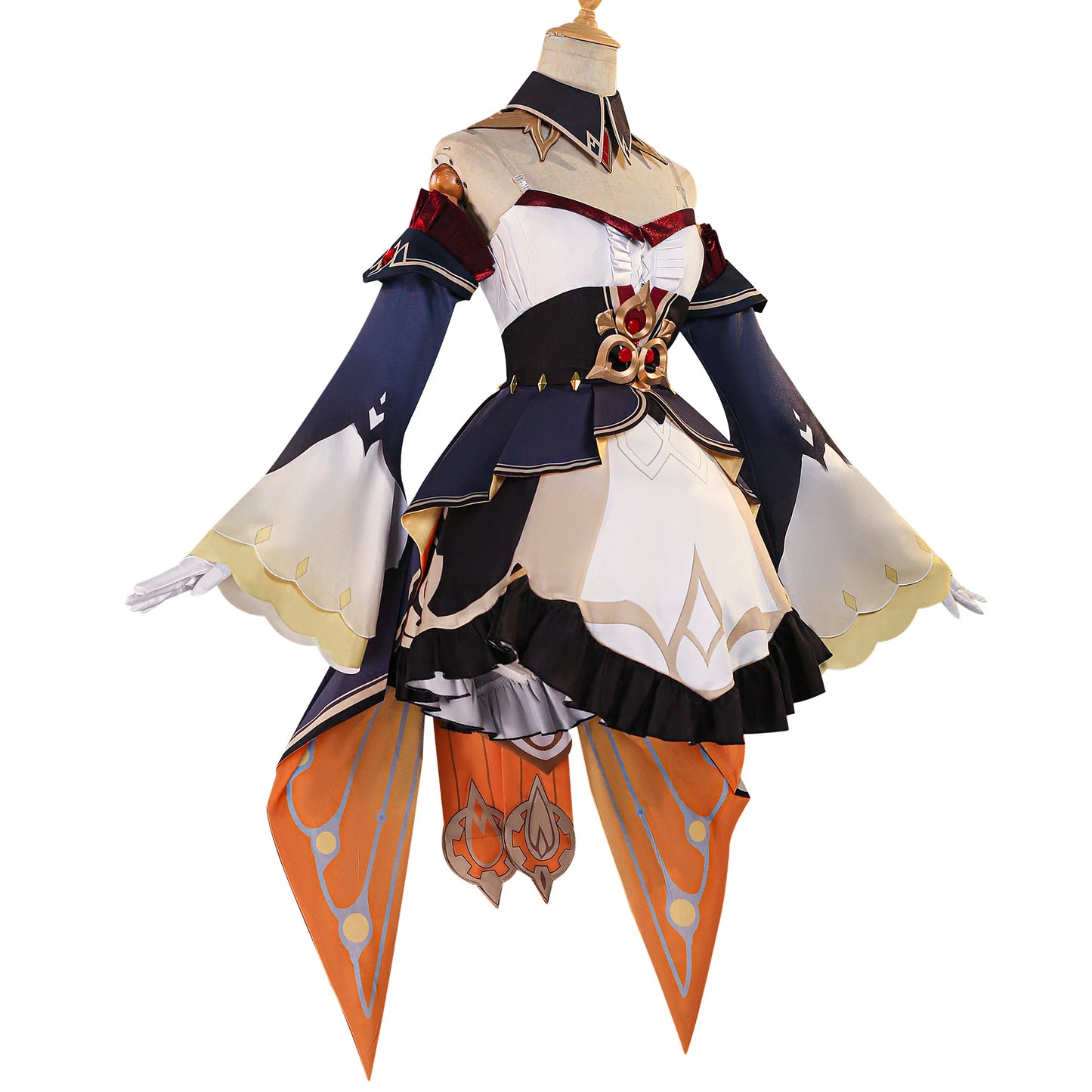 Sandrone Cosplay Costume – Genshin Impact Uniform Set with Wig | Carnival & Masquerade Outfit for Women