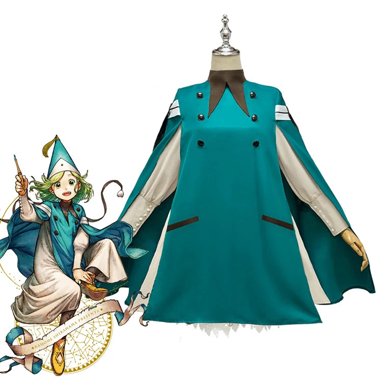 Koko Cosplay Costume – Atelier of Witch Hat Anime Uniform (Women’s Halloween & Carnival Outfit Set)