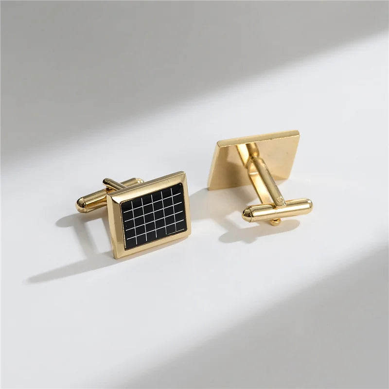 Luxury Copper Cufflinks for Men – Round & Square Shirt Cuff Links for Wedding, Business & Formal Wear | Men's Fashion Accessories Gift