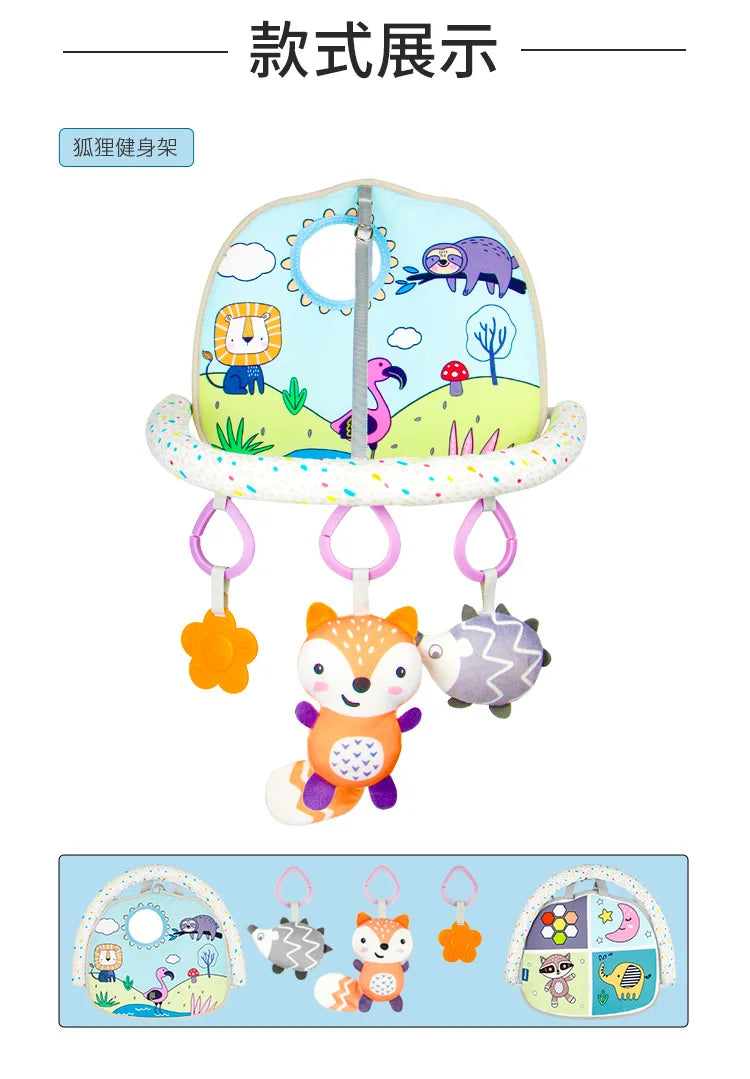 Juguete Colgante para Asiento de Bebé – Sonajero Colgante para Centro de Actividades Infantiles, Juguete Sensorial para Cochecito y Cuna para el Desarrollo Temprano, Juguete para Patadas para Bebés, Regalo para Niños Pequeños y Recién Nacidos
