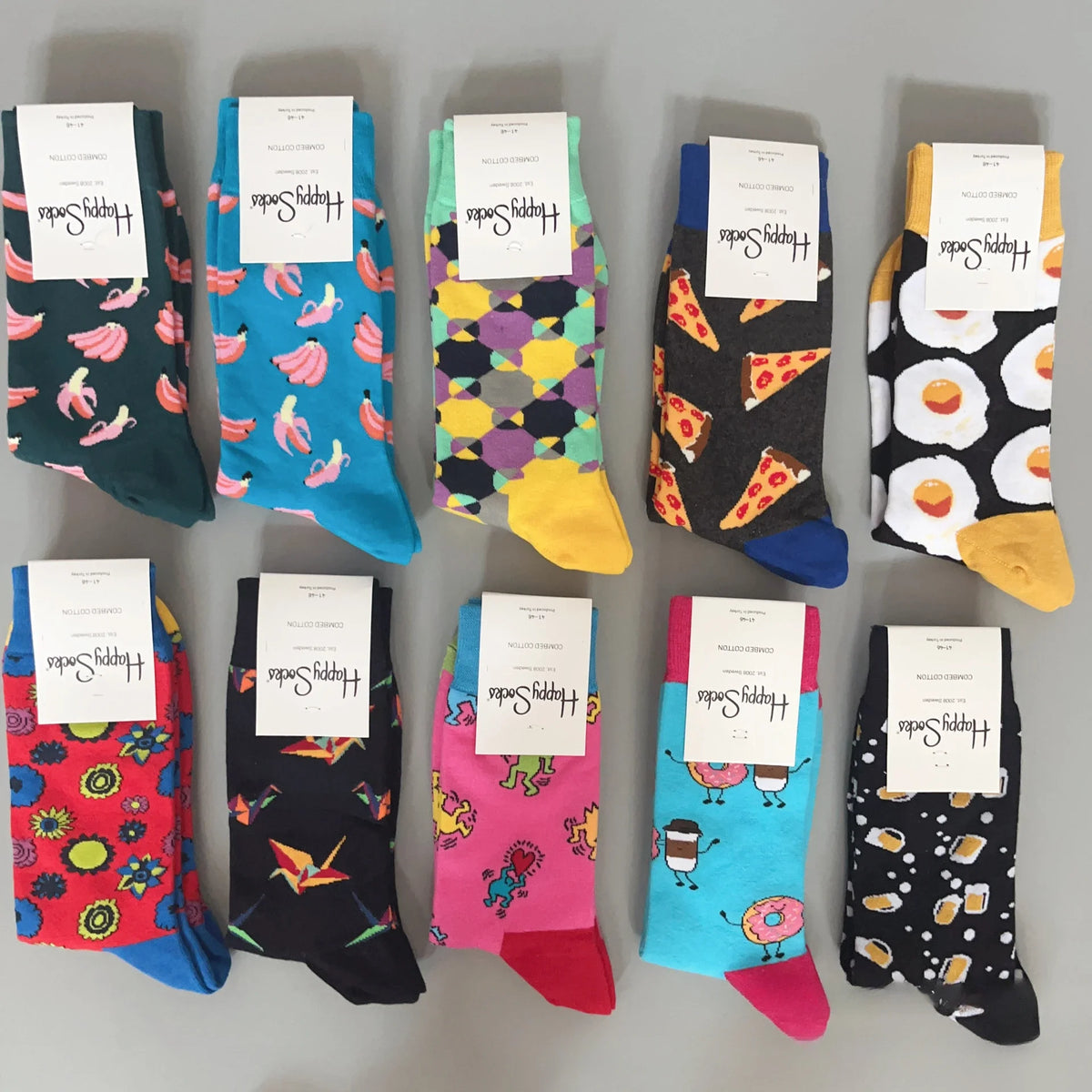 Men’s Classic Crew Socks – Cotton Everyday Socks, Sizes 7–11 UK (41–46 EU)