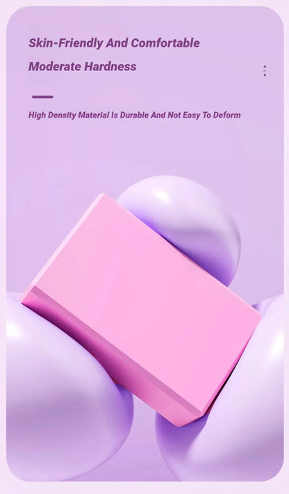 Yoga Foam Blocks – Pilates Training Bricks for Dance, Stretching, Body Shaping, Flexibility Exercises & Fitness Workouts