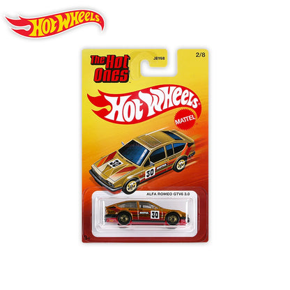 Hot Wheels The Hot Ones Mix 1:64 JBY68 Diecast Alloy Car – Collectible Model Vehicle Featuring Alfa Romeo, Ford, BMW, Lamborghini & Toyota